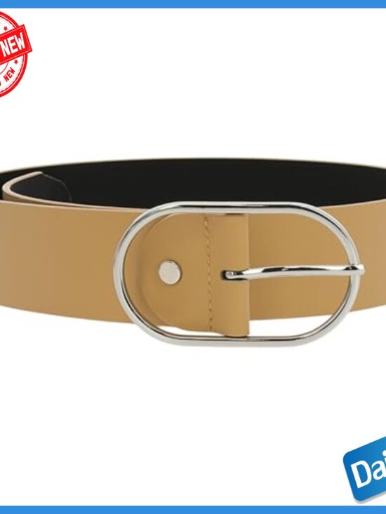 Women\'s Genuine Leather Belt 2 Inch Wide Classic Work Office Wear main image 5